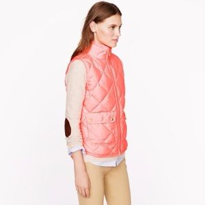 Jcrew Neon Coral Vest